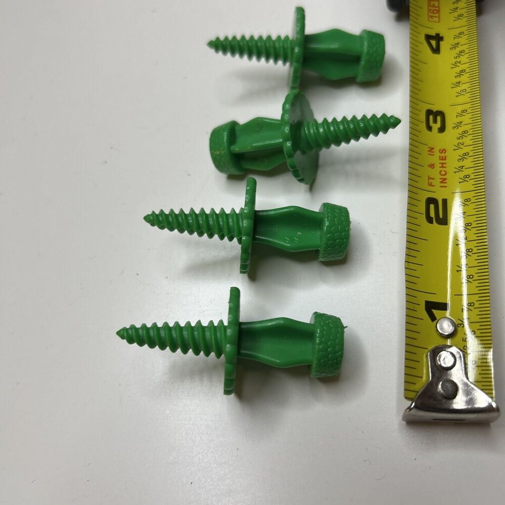 Vintage Corn Cob Holders Green Plastic  Set Of 4 - Picture 4 of 4